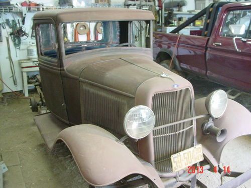 1933 ford model a b truck pickup 33 1937 21 stud flathead v8 project hot rod