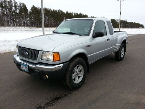 ~~no reserve 2002 ford ranger xlt ex-cab step-side 4 x 4 florida truck ~~