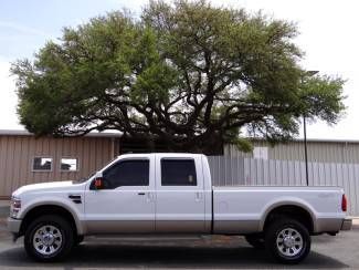 2008 white king ranch 6.4l v8 4x4 keyless satellite navigation we finance