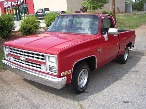 1985 chevrolet c10 silverado standard cab pickup 2-door 5.0l short bed no reserv