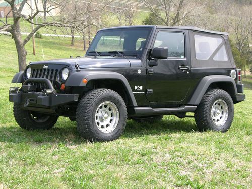 2007 jeep wrangler x black 6 cyl 6 speed