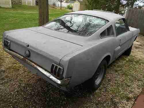 1966 Ford Mustang GT Fastback Project,2+2,66,1965,65,K,A,code,4 Spd,GT 350,289, image 2