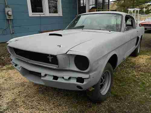 1966 Ford Mustang GT Fastback Project,2+2,66,1965,65,K,A,code,4 Spd,GT 350,289, image 3