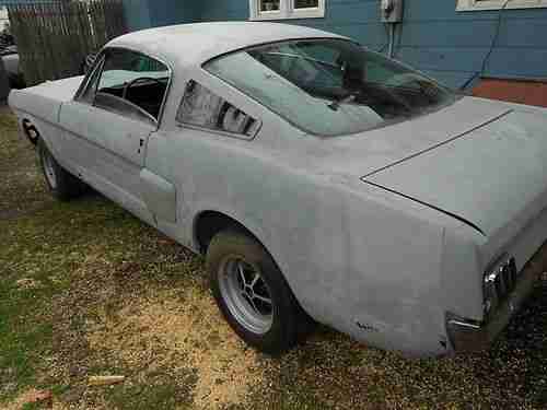 1966 Ford Mustang GT Fastback Project,2+2,66,1965,65,K,A,code,4 Spd,GT 350,289, image 4