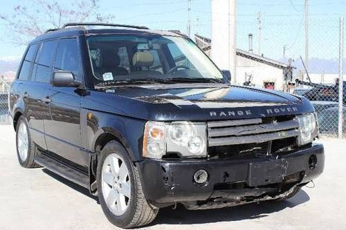 2003 land rover range rover hse salvage repairable rebuilder clean title! runs!!