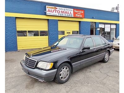 1995 mercedes benz s class s 420 leather no reserve leather moonroof v8 chrome