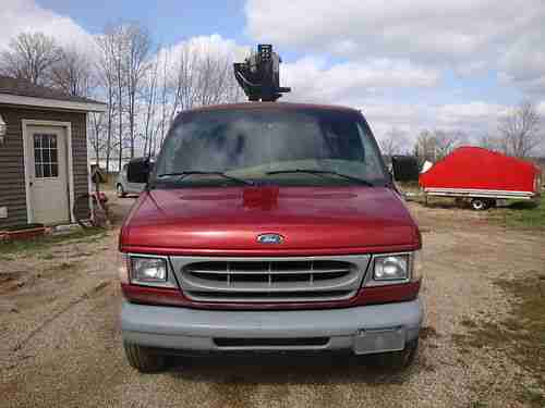 2001 Ford Econoline Van Boom Lift Truck Super Duty 35 Foot, image 5