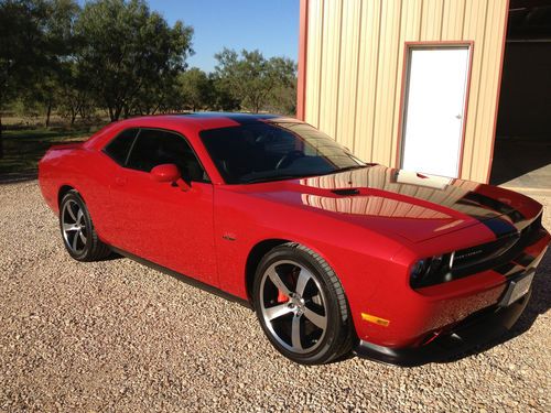 2012 dodge challenger srt8, 392 6 speed manual, redline red w/ black strips