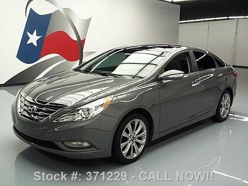 2012 hyundai sonata ltd 2.0t turbo pano sunroof 25k mi texas direct auto