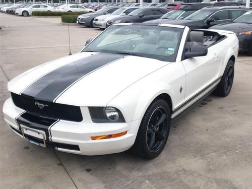 2008 ford mustang premium convertible custom wheels and rally stripes