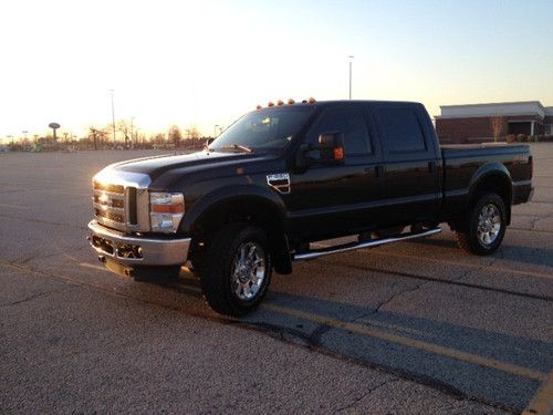 2008 black ford f-350 lariat  super duty rare