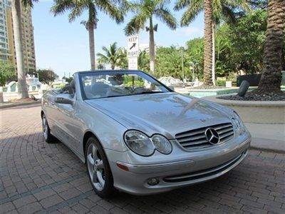 Mercedes clk 320 cabriolet leather auto one owner low miles