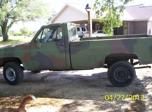 1985 chevrolet military truck diesel 6.2 dana 60 front full floater rear