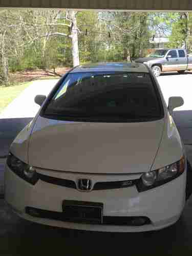 2007 Honda Civic Si 4 door sedan vTEC spoiler, sunroof, aux, charcoal interior, US $11,000.00, image 2