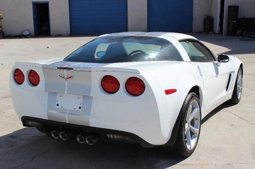 2013 chevrolet corvette salvage wow only 4k miles! grand sport 60th anniversary!