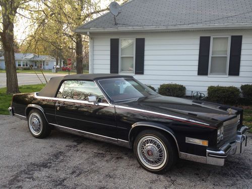 1985 cadillac eldorado biarritz convertible 2-door 4.1l