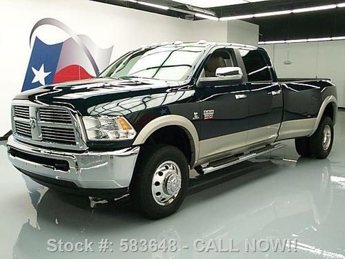 2011 dodge ram 3500 laramie 4x4 diesel drw rear cam 34k texas direct auto