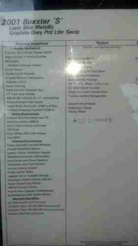 2001 Porsche Boxster Roadster S Convertible 2-Door 3.2L, image 15