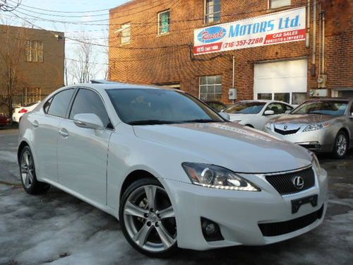 2011 lexus is250 luxury leather sunroof xenon compareto infiniti acura 10 11 12