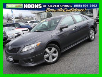 2010 toyota camry se, leather, navigation! sedan 1 owner!!! sunroof!!! loaded!!