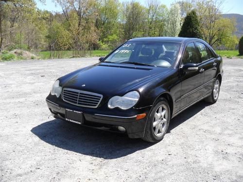 1 owner 2003 mercedes-benz c-class c240 sedan - loaded w/ sunroaf, leather