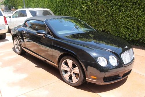 2007 bentley continental gtc convertible 2-door 6.0l