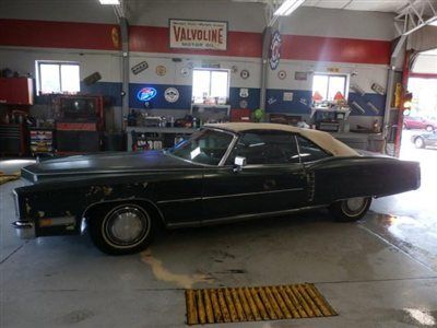 1972 cadillac convertible   low low miles    low reserve l@@k