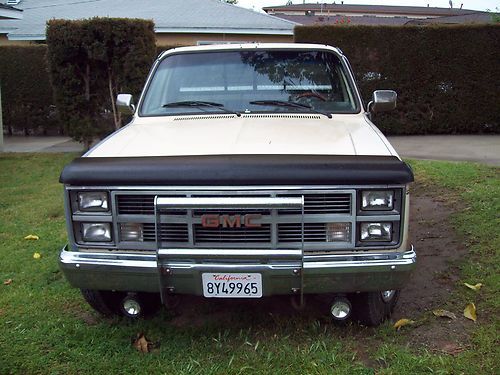 1984 gmc 4x4 truck sierra 1500 1/2 ton daily driver 350 5.7 liter