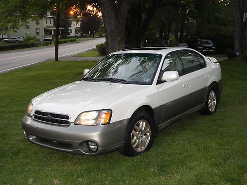 2002 subaru legacy awd outback limited sedan heated leather seats cold a/c auto