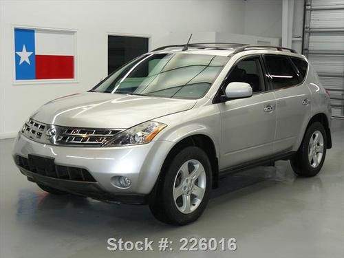 2004 nissan murano sl heated leather sunroof xenons 68k texas direct auto