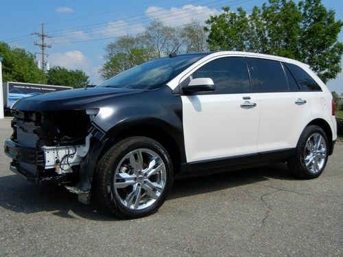 Sel 20in alloy wheels power sunroof salvage repairable runs &amp; drives