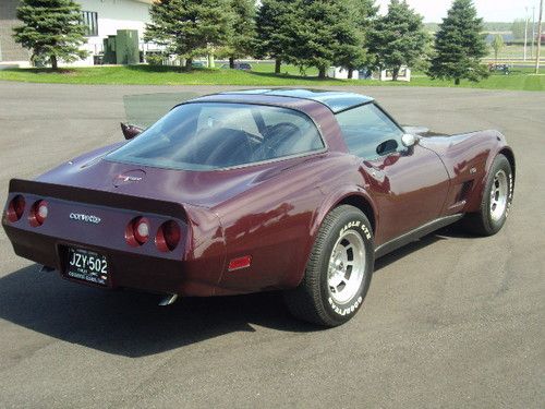 1980 chevrolet corvette l-82 super clean glass t-tops 63,000 original miles