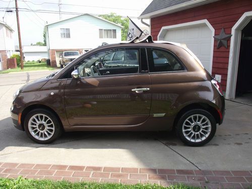 2012 fiat 500c lounge cabriolet convertible