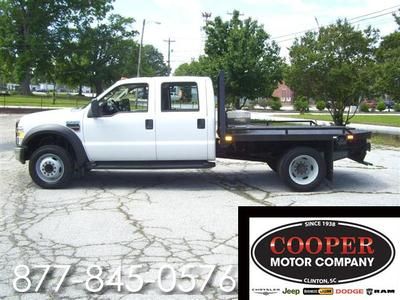 2wd crew cab 176" wb 60" ca xl 9' flatbed f-550 we finance we ship - ready to go