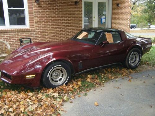 1980 chevrolet corvette 99k matching numbers nr