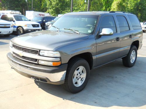 2002 police tahoe 4x4