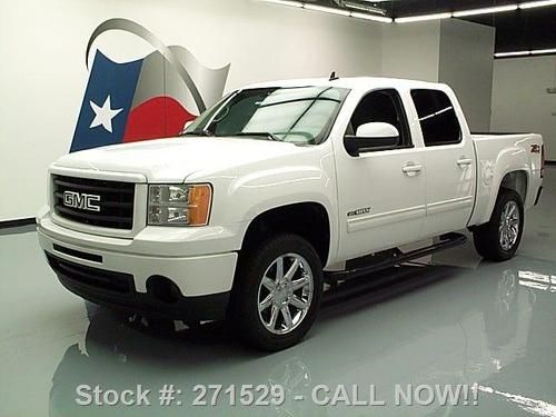 2010 gmc sierra sl z71 4x4 crew cab 6 pass nav 20's 43k texas direct auto