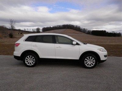 2008 Mazda CX-9 Grand Touring White 54k miles Roof Very Clean AWD, image 2