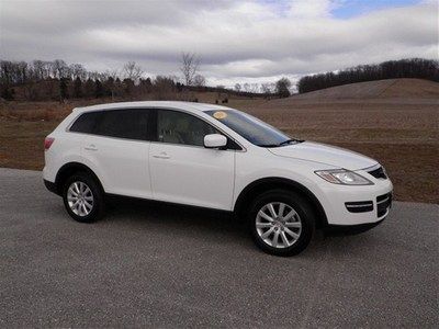 2008 Mazda CX-9 Grand Touring White 54k miles Roof Very Clean AWD, image 3