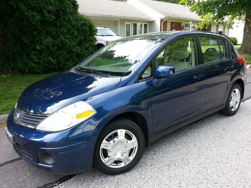 Clean carfax original owner 2007 nissan versa s no reserve 2008 2005 2006 sentra