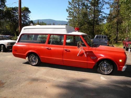 1970 chevy c10 suburban ambulance shop truck, 67,68,69,71,72 crew cab conversion