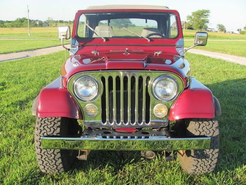 1981 jeep cj7 4x4 automatic wrangler restored six cylinder excellent driver