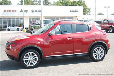 Save at empire dodge on this nice fully loaded juke sl 4x4 w/ gps, sun &amp; camera