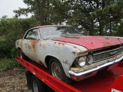 1966 chevelle super sport 350 hurst  4 speed 12 bolt posi needs resto ss 396