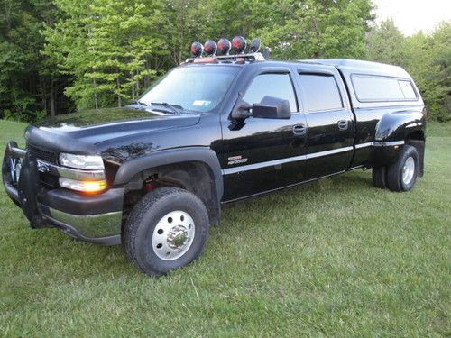 2002 chevrolet silverado 3500 lt crew cab pickup 4-door 6.6l