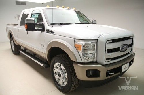 2013 king ranch crew 4x4 fx4 navigation sunroof leather 20s aluminum v8 diesel