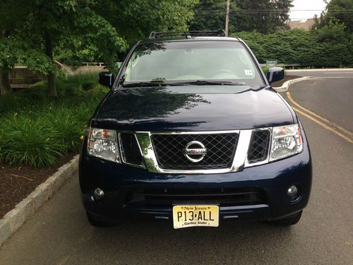 2008 nissan pathfinder se 54k miles 4x4 blue/tan