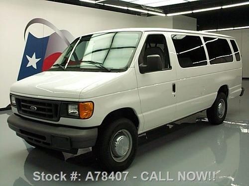 2006 ford e-350 xl 5.4l v8 15 passanger cd audio 41k mi texas direct auto