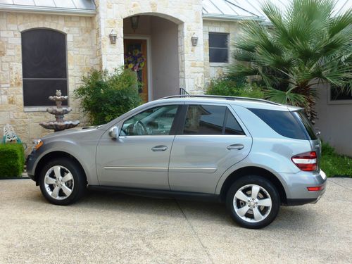 2010 mercedes-benz ml350 palladium silver, low miles, no reserve!