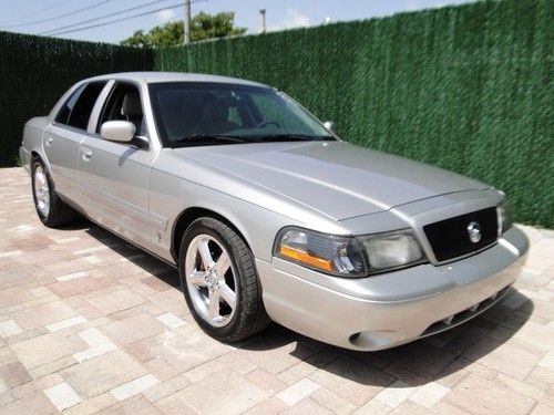 2004 mercury grand marquis maurauder fl car leather one of 1000 in silver